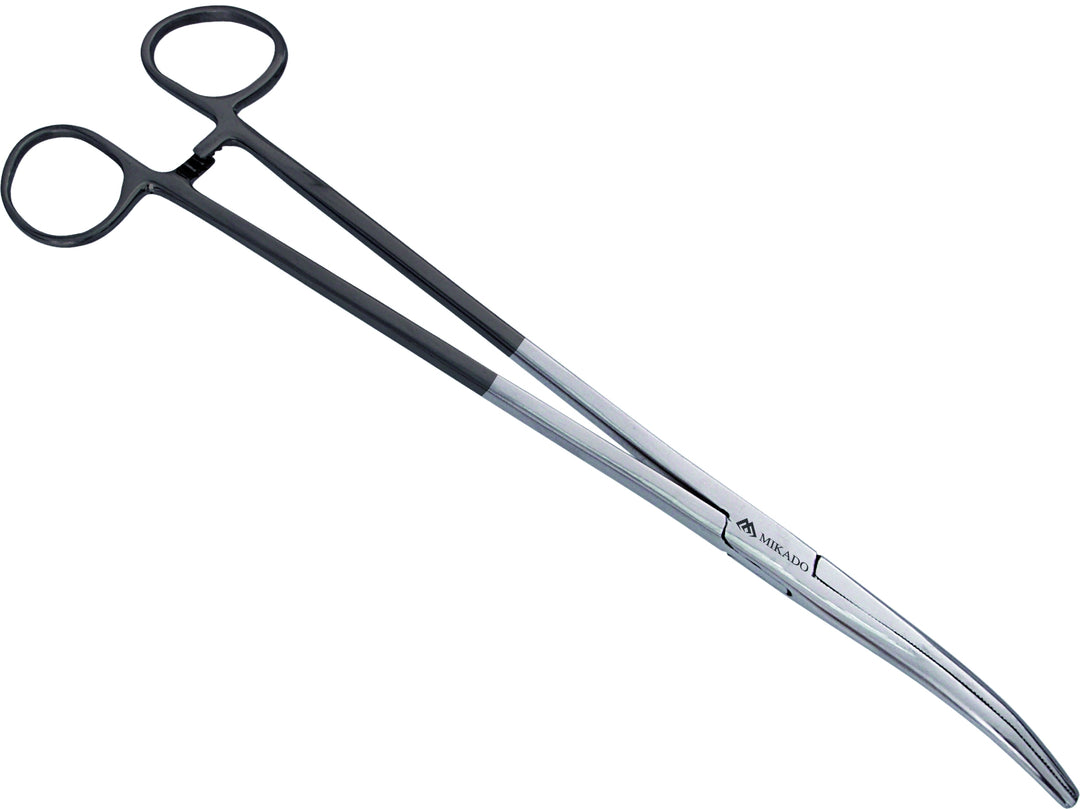 ZANGE – GEBOGENE PINZETTE MIT KOMFORTABLEM GRIFF – 6,5"/16,5 CM - 1 Stck.
