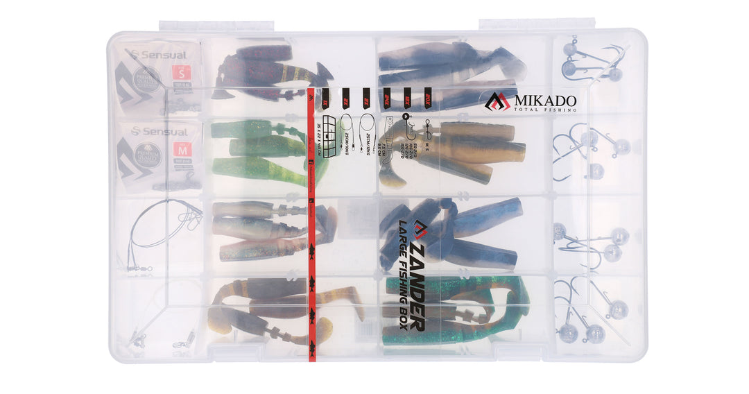 LARGE SET ZANDER SOFT LURE KIT