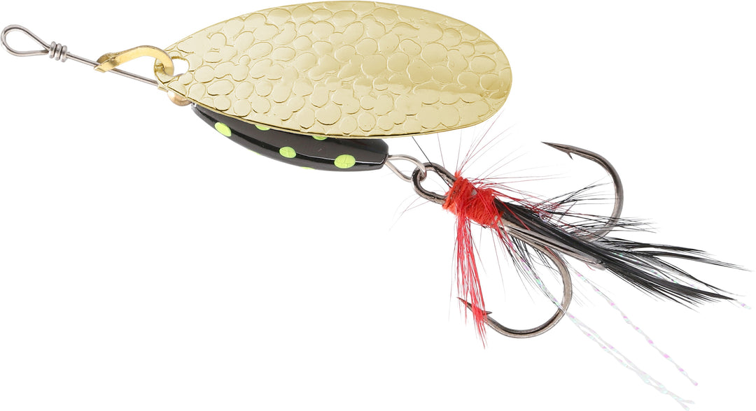 SPINNER - M-GRUB nr 4 GOLD / BLACK LEMON - 1 Stck.