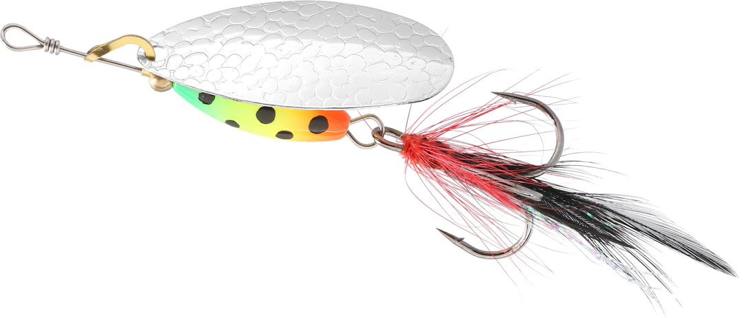 SPINNER - M-GRUB nr 4 SILBER / FIRETIGER - 1 Stck.