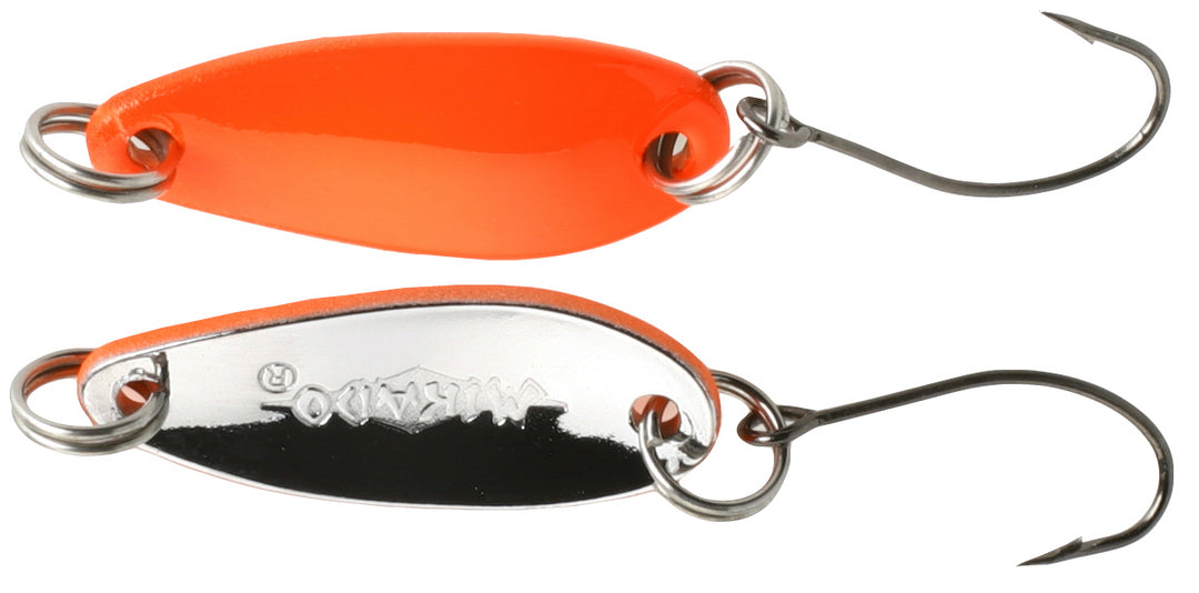 BLINKER - MINI SPOON 2.4cm/1.5g - ORANGE UND SILBER - 1 Stck.