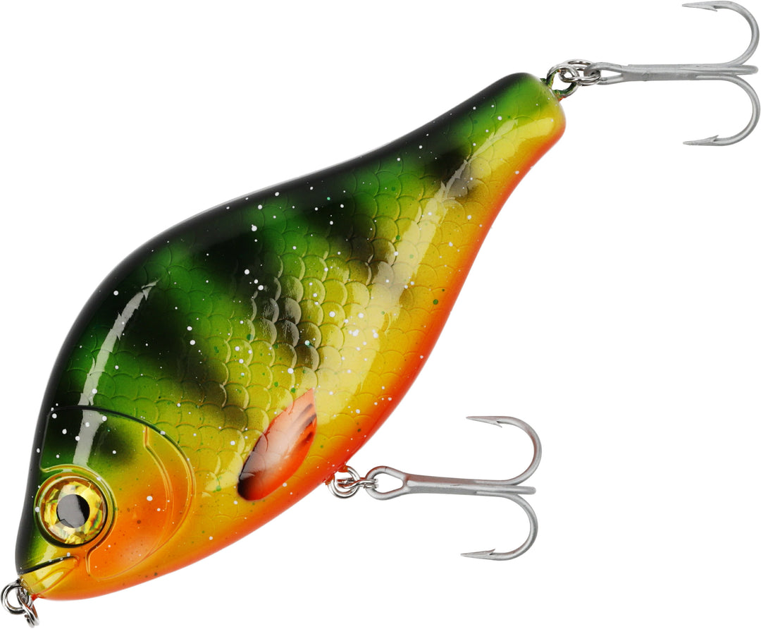 WOBBLER - MFT JERK - 13cm / HOT PERCH SINKEND - 1 Stck.
