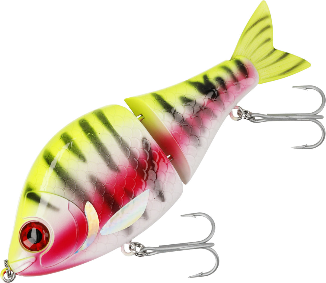 WOBBLER - MFT SWIMBAIT - 10cm / LEMON TIGER LANGSAM SINKEND - 1 Stck.