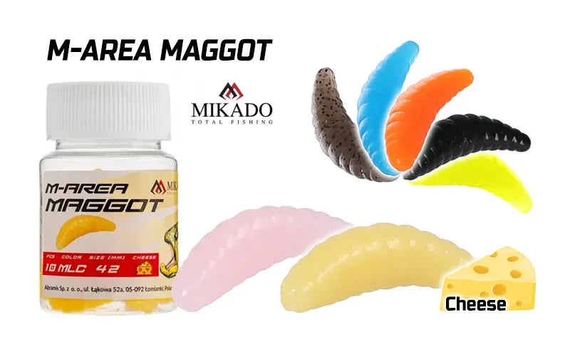 KÖDER - M-AREA MAGGOT- 42mm/LATTE - 10 Stck.