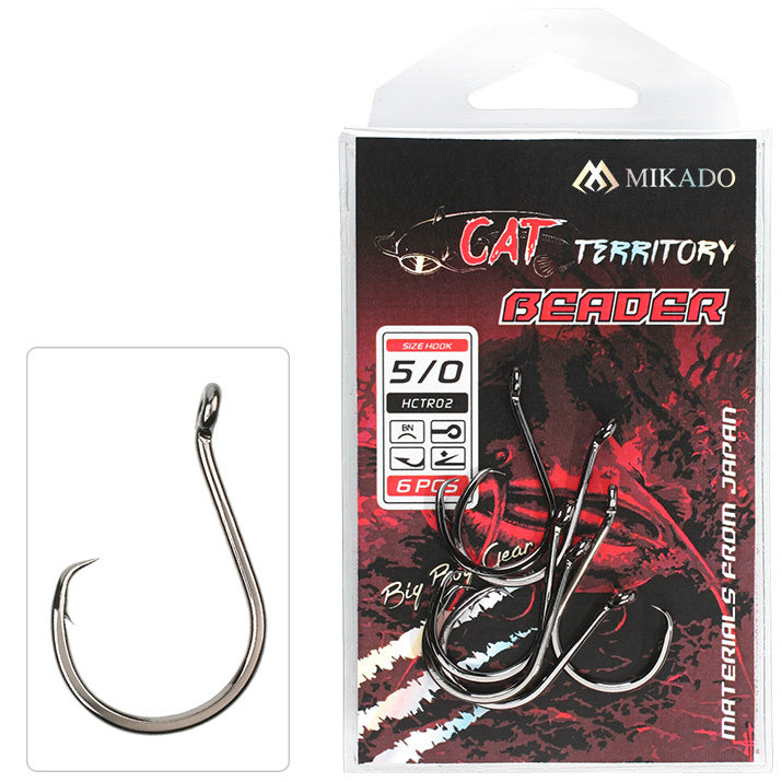 HAKEN - CAT TERRITORY - BEADER NR. 6/0 BN - 6 Stck.