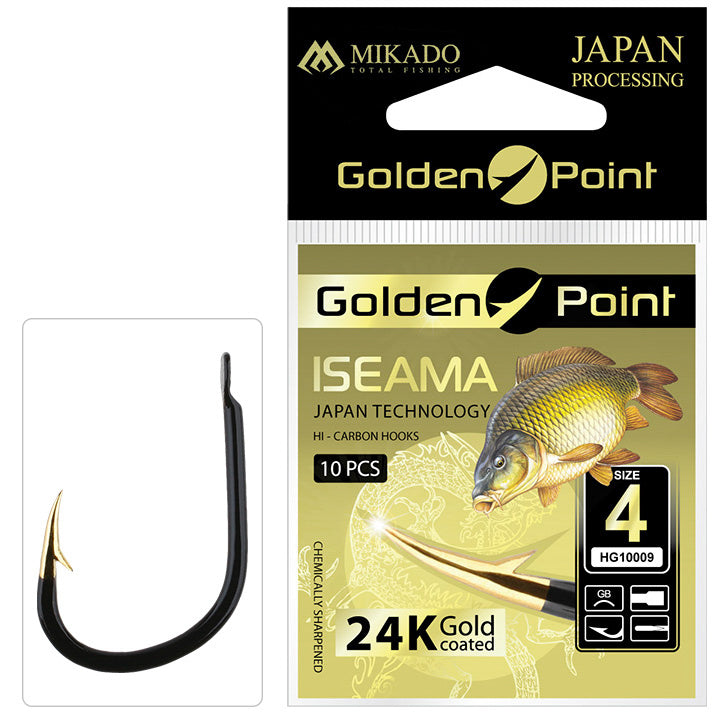 HAKEN - GOLDEN POINT - ISEAMA NR. 8 GB - 10 Stck.