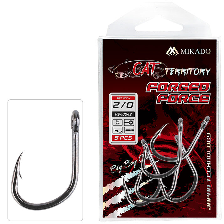 HAKEN - CAT TERRITORY - FORGED FORCE NR. 6/0 BN - 3 Stck.