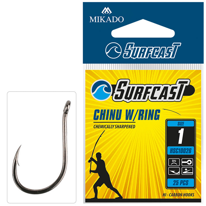 HAKEN - SURFCAST - CHINU W/RING NR. 2 BN - 25 Stck.