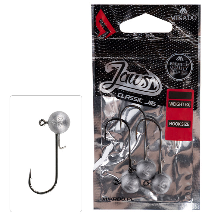 JIG HEAD - JAWS CLASSIC - 3g-5/0 BN - 3 Stck.