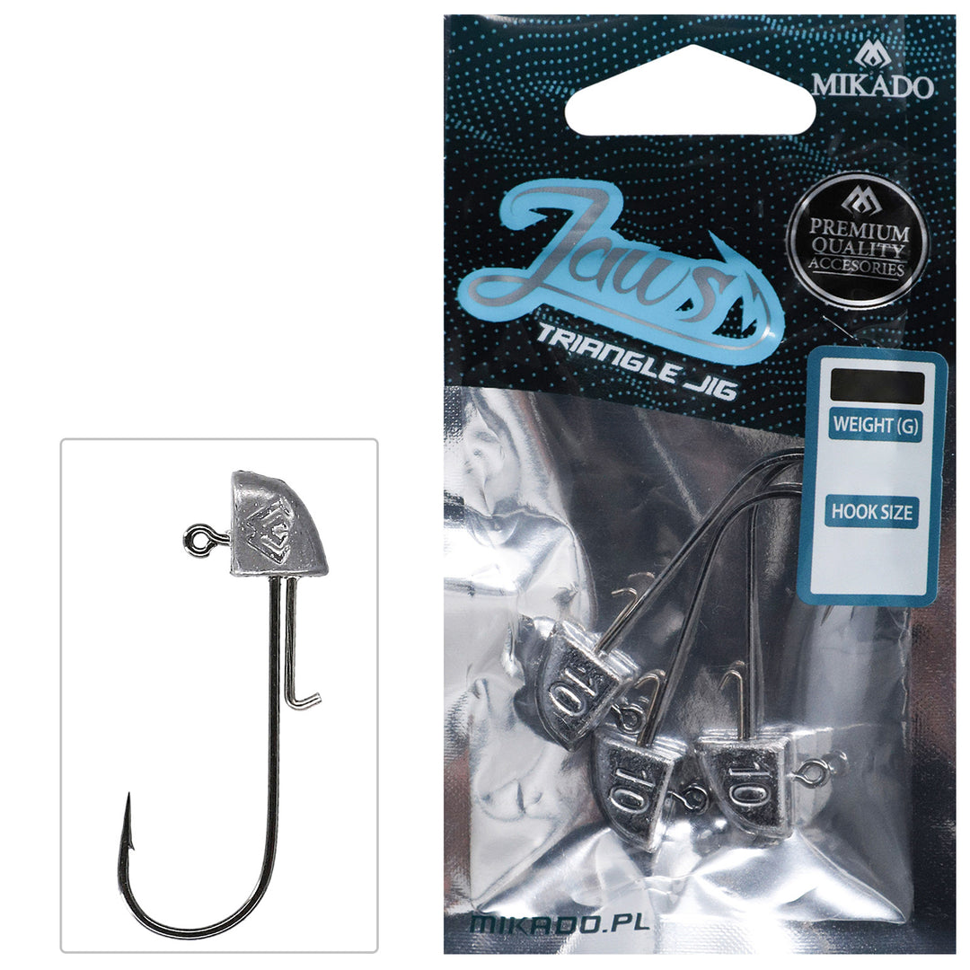JIG HEAD - JAWS DREIECKIG 6g-6 BN - 3 Stck.