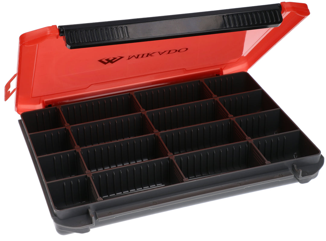 BOX - MIT TEILER UAC-H1901 - (25,5x19,5x3,5cm) - Größe L - ROT - 1 Stck.