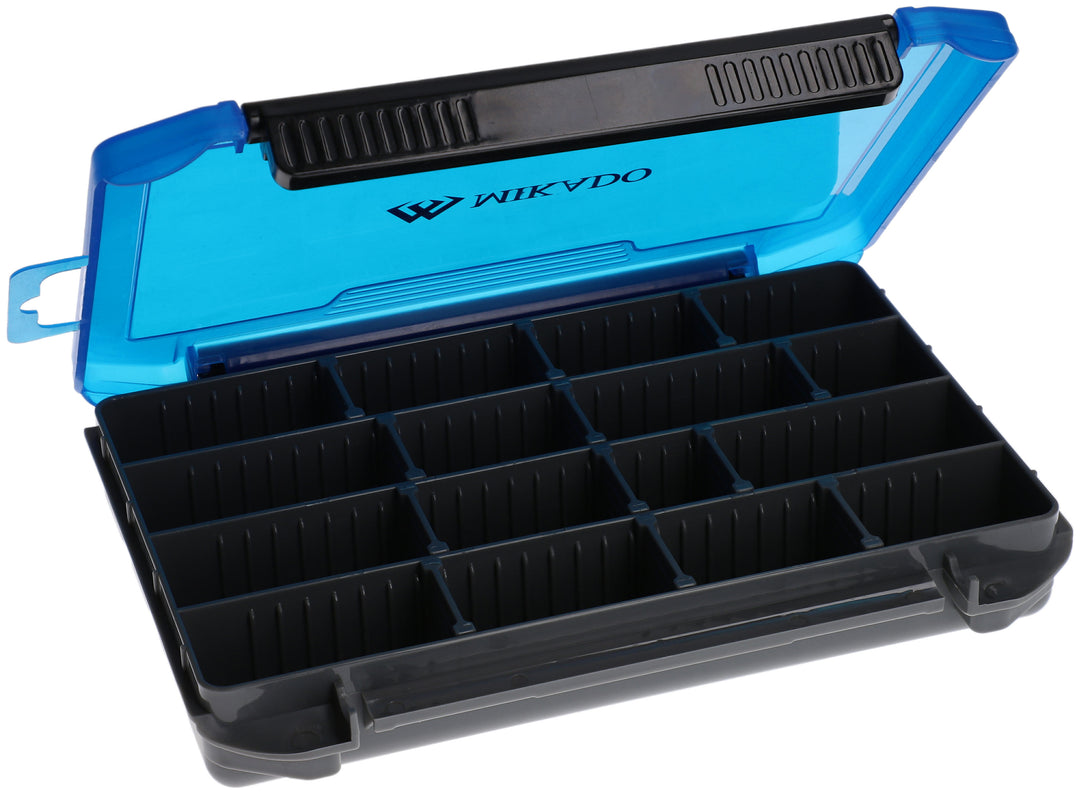 BOX - MIT TEILER UAC-H1901 - (25,5x19,5x3,5cm) - Größe L - BLAU - 1 Stck.