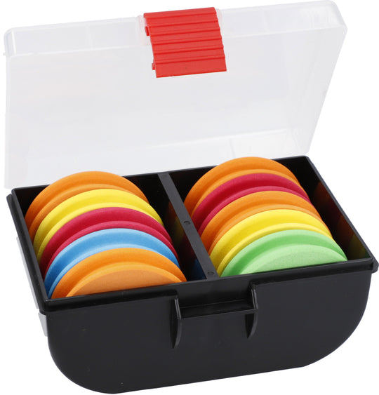 BOX - RIG BOX WITH FOAM DISCS (15.5x12x7cm) - 1 pcs.