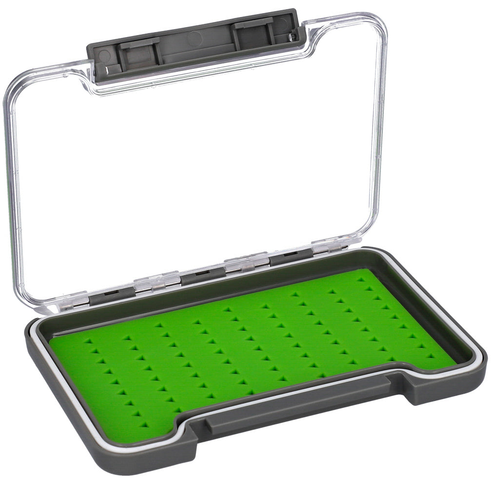 BOX - FLIEGENFISCHEN 137x95x16mm - GRAU - 1 Stck.