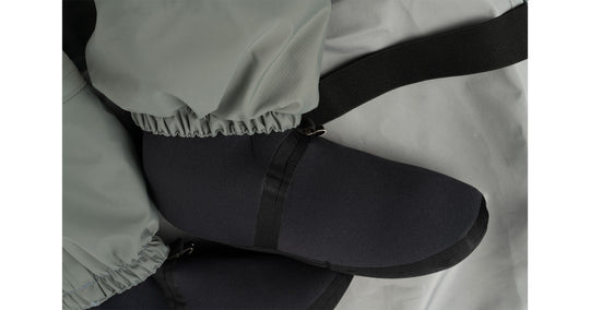 WATHOSEN - ATMUNGSAKTIV MIT NEOPREN-SOCKEN - Größe XXL - 1 Satz
