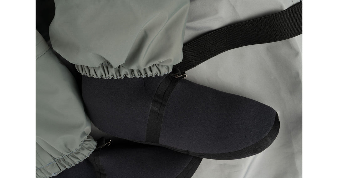 WATHOSEN - ATMUNGSAKTIV MIT NEOPREN-SOCKEN - Größe XL - 1 Satz