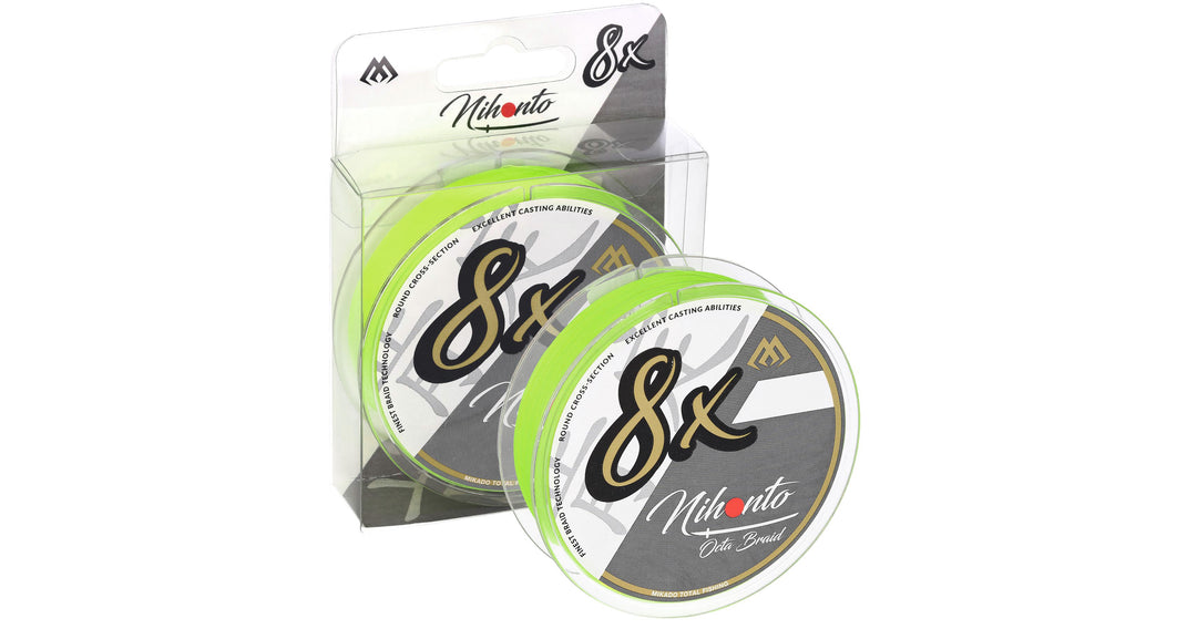GEFLOCHTENE SCHNÜRE - NIHONTO OCTA BRAID - 0.40mm/39.8kg/150m - FLUO - 1 Spule